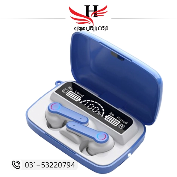 هندزفري بلوتوث ايرپاد NEWEST M19 با طراحی مدرن، اتصال بلوتوث پایدار و کیفیت صدای مناسب مکالمه و موسیقی، گزینه‌ای اقتصادی و پرفروش برای خرید عمده از هیوارو، نمایندگی معتبر در شهرضا، استان اصفهان و استان تهران